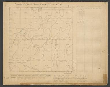 [Public Land Survey System map: Wisconsin Township 40 North, Range 13 East]