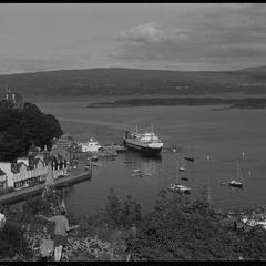 Tobermory Bay with ferry, Isle of Mull
