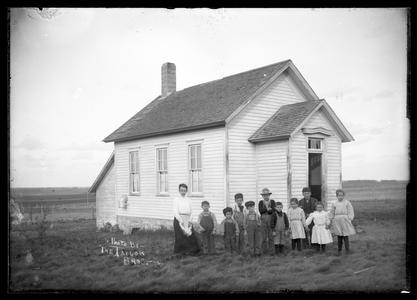 Rural school and class, exterior