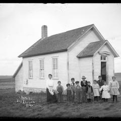 Rural school and class, exterior