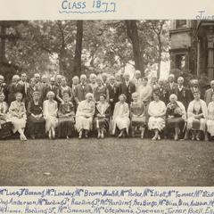 Class of 1877 - 50th reunion