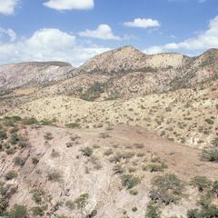 Magnificent badland near San Pueblo