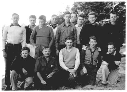 Researchers at Trout Lake in 1935