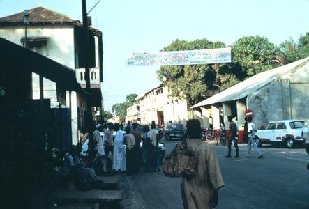 Street Scene in Zuiginchor, the Capital of Casamance, in Southern Senegal