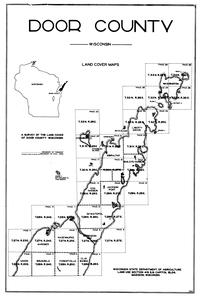 Door County, Wisconsin, land cover maps