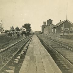 Railroad tracks at Wilcox Richards Lumber Company