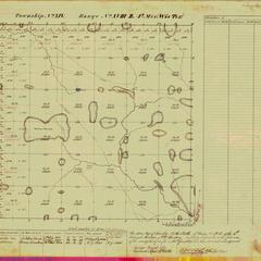 [Public Land Survey System map: Wisconsin Township 14 North, Range 18 East]