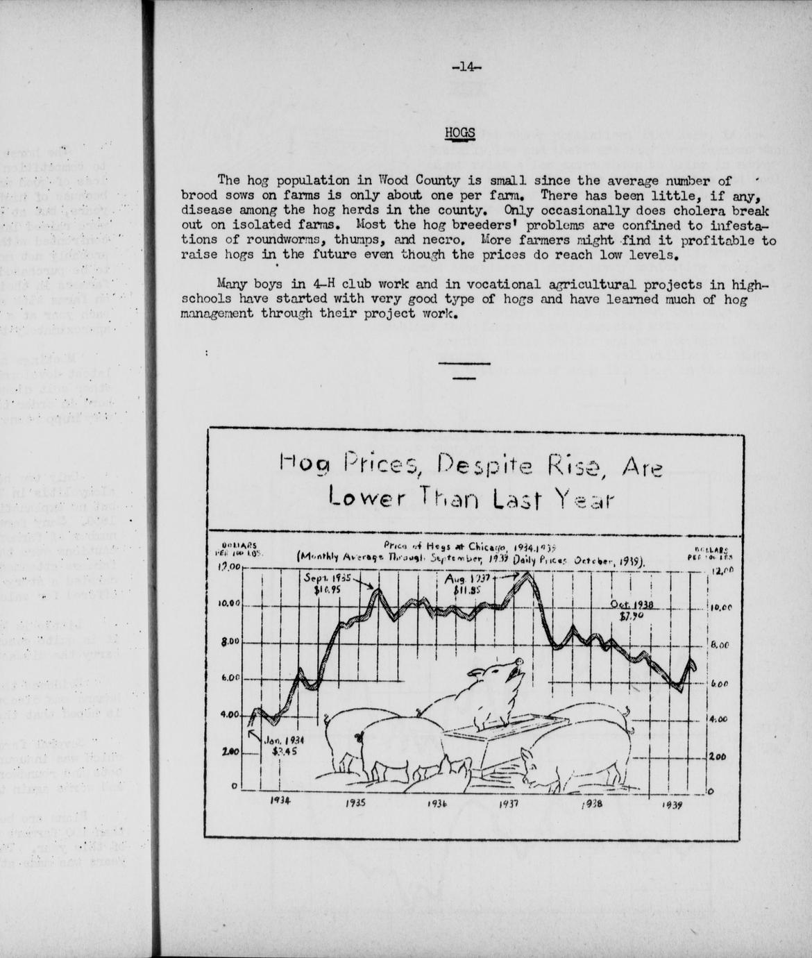 Annual report of the County Agricultural Extension Service in Wood