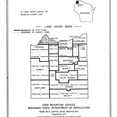 Douglas County, Wisconsin, land cover maps