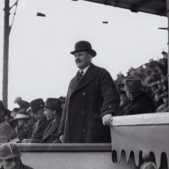 Charles W. Nash at a baseball game