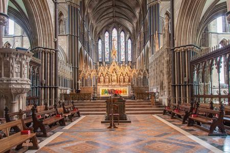 Worcester Cathedral interior chancel