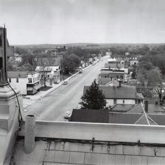 Fremont Street looking east from the roof of the Catholic Church