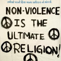 Non-violence is the ultimate religion