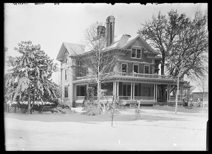 O. S. Newell residence - snow