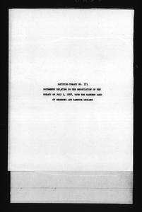Ratified treaty no. 373, Documents relating to the negotiation of the treaty of July 3, 1868, with the eastern band of Shoshoni and Bannock Indians