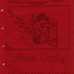 Manitowoc County homemakers newsletter