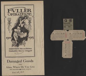 Fuller Opera House program and tickets