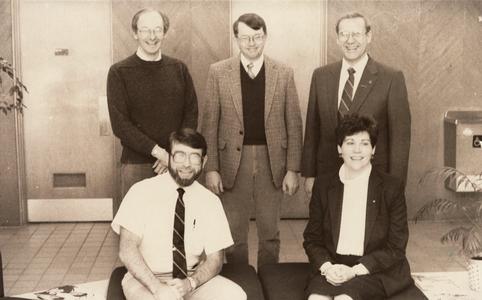 Members of the science faculty, Manitowoc, February 1987