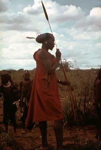 Turkana Man with Elaborate Hairstyle
