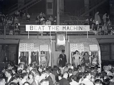 "Beat the Machine" booth, Campus Carnival