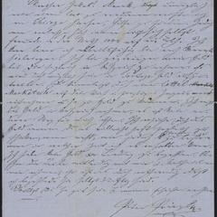 [Letter from Peter Prinzl in Watertown, Wisconsin, to Jakob Sternberger, no date]