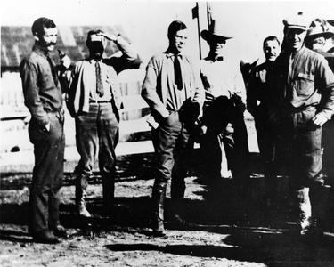 At Springerville, Arizona, with group, 1910