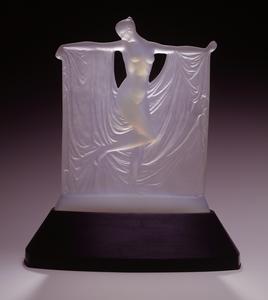 Suzanne Statuette with Bronze Illuminating Stand (also called Suzanne premier modèle)