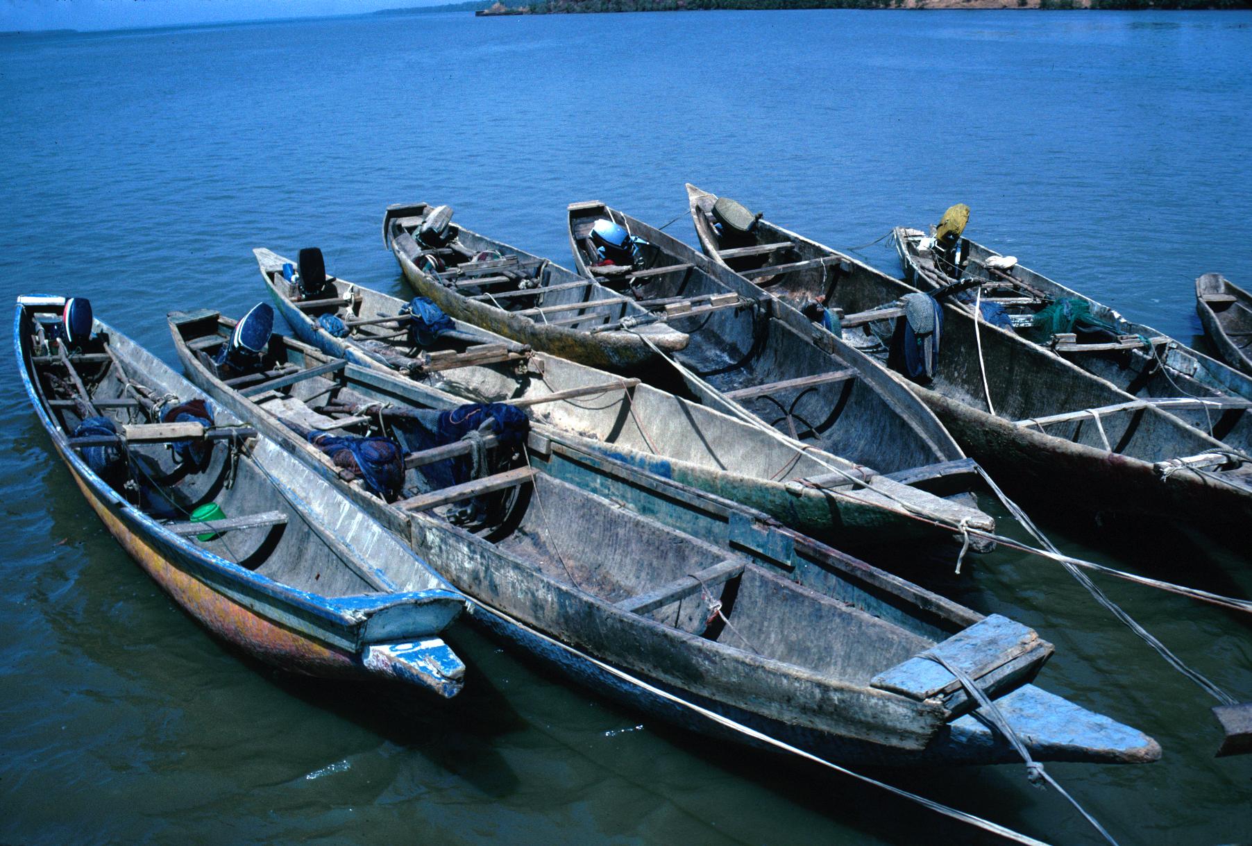 Fishing Boats at Tendaba Pier