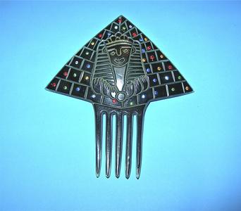 Egyptian themed comb