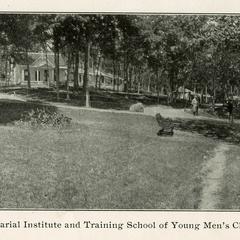 Grounds of Secretarial Institute and Training School of Young Men's Christian Association (Y. M. C. A.)