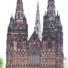 Lichfield Cathedral exterior west front