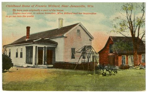 "Forest Home," Frances Willard's home near Janesville