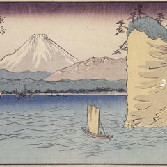 The Sea Off Hommoku in Musashi Province, no. 36 from the series Thirty-six Views of Mt. Fuji