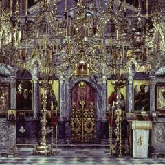 Iconostasis at the Agiou Pavlou catholicon