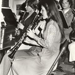 UWC-Sheboygan's Woodwind Ensemble, State Capitol Rotunda, 1978.