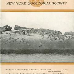 Bulletin (New York Zoological Society), Vol. XXXVIII, No. 1 (Jan/Feb 1935)