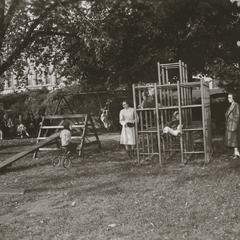 Children playing on playground