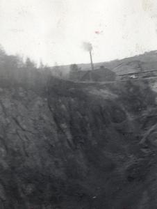 General view of Florence mine, with open pit in foreground