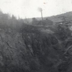 General view of Florence mine, with open pit in foreground