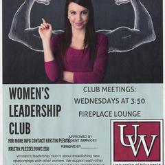 Women's Leadership Club Flyer, Janesville, 2016