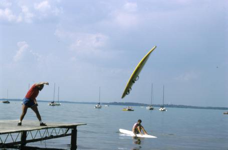Throwing a board, Hoofer's Club regatta