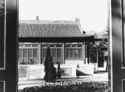 Main hall of the Xihuang Si (Xihuang Temple) 西黃寺.