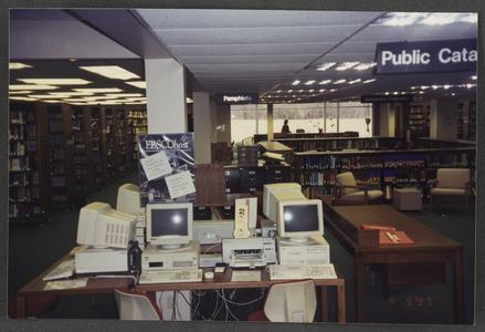 Public computers in the library