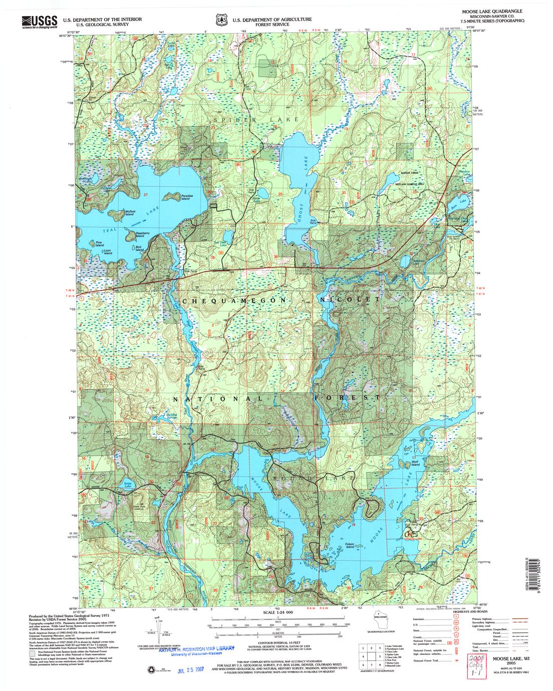 Moose Lake quadrangle