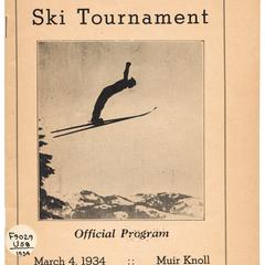 Ski tournament, Hoofers, 1934