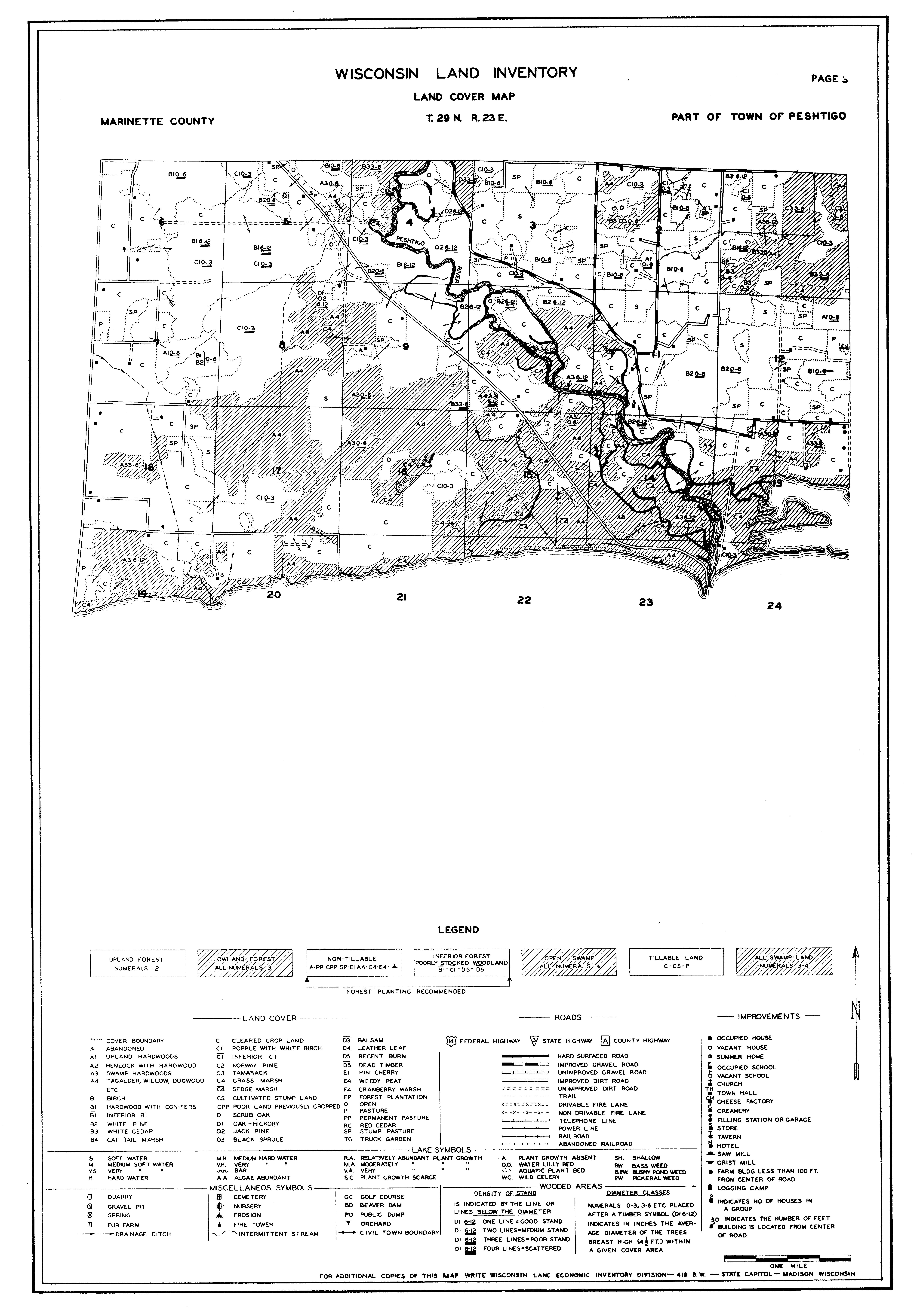 ‎Part of town of Peshtigo UWDC UWMadison Libraries