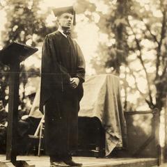 Walter Frautschi at 1924 graduation