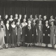 Women's glee club, 1932-1933