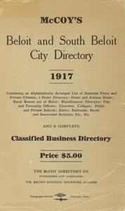 McCoy's Beloit and South Beloit City Directory, 1917