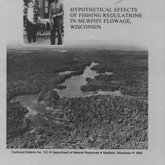 Hypothetical effects of fishing regulations in Murphy Flowage, Wisconsin